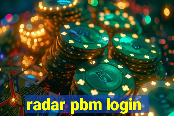 radar pbm login